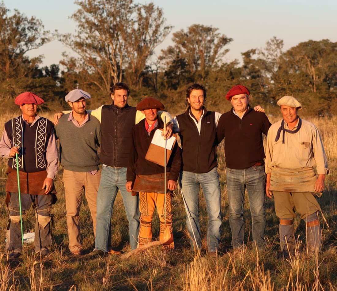 Equipo de Rincón de Iberá en campo